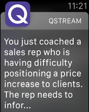 Apple Watch Qstream