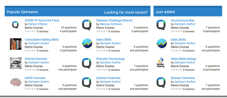 Qstream Skills Catalog